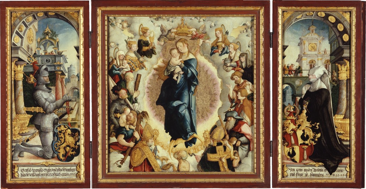 Der Wildenstein-Altar geöffnet von Master of Messkirch