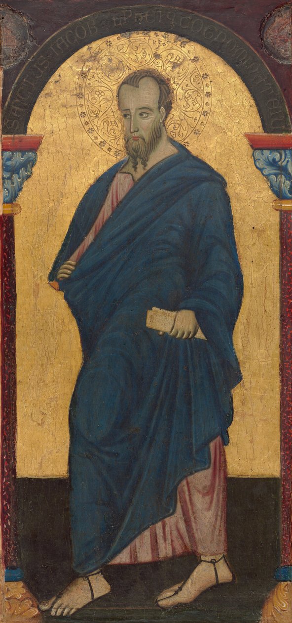 Heiliger Jakobus Minor von Master of Saint Francis