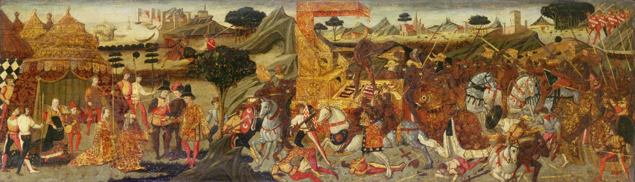 Die Schlacht bei Issus von Master of the Brucianesi