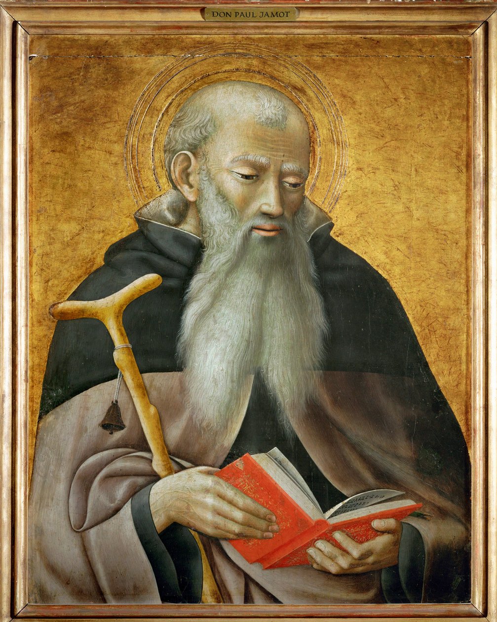 Sankt Antonius der Einsiedler von Master of the Osservanza