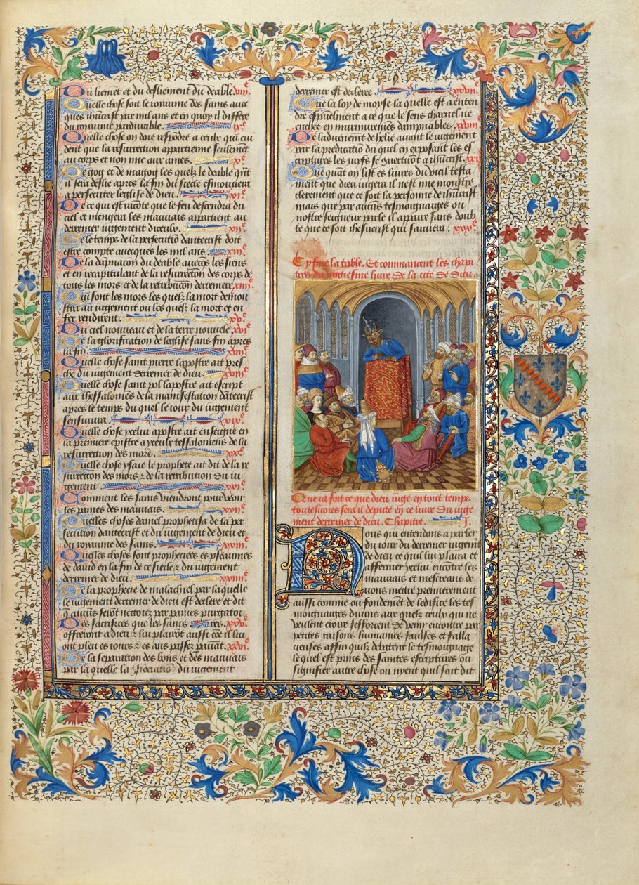 Teufel predigen von Master of the Oxford Hours