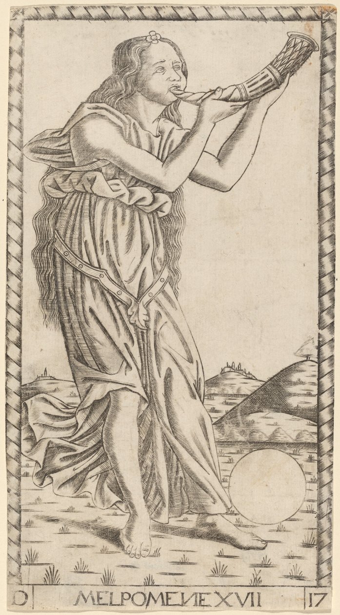 Melpomene von Master of the S Series Tarocchi