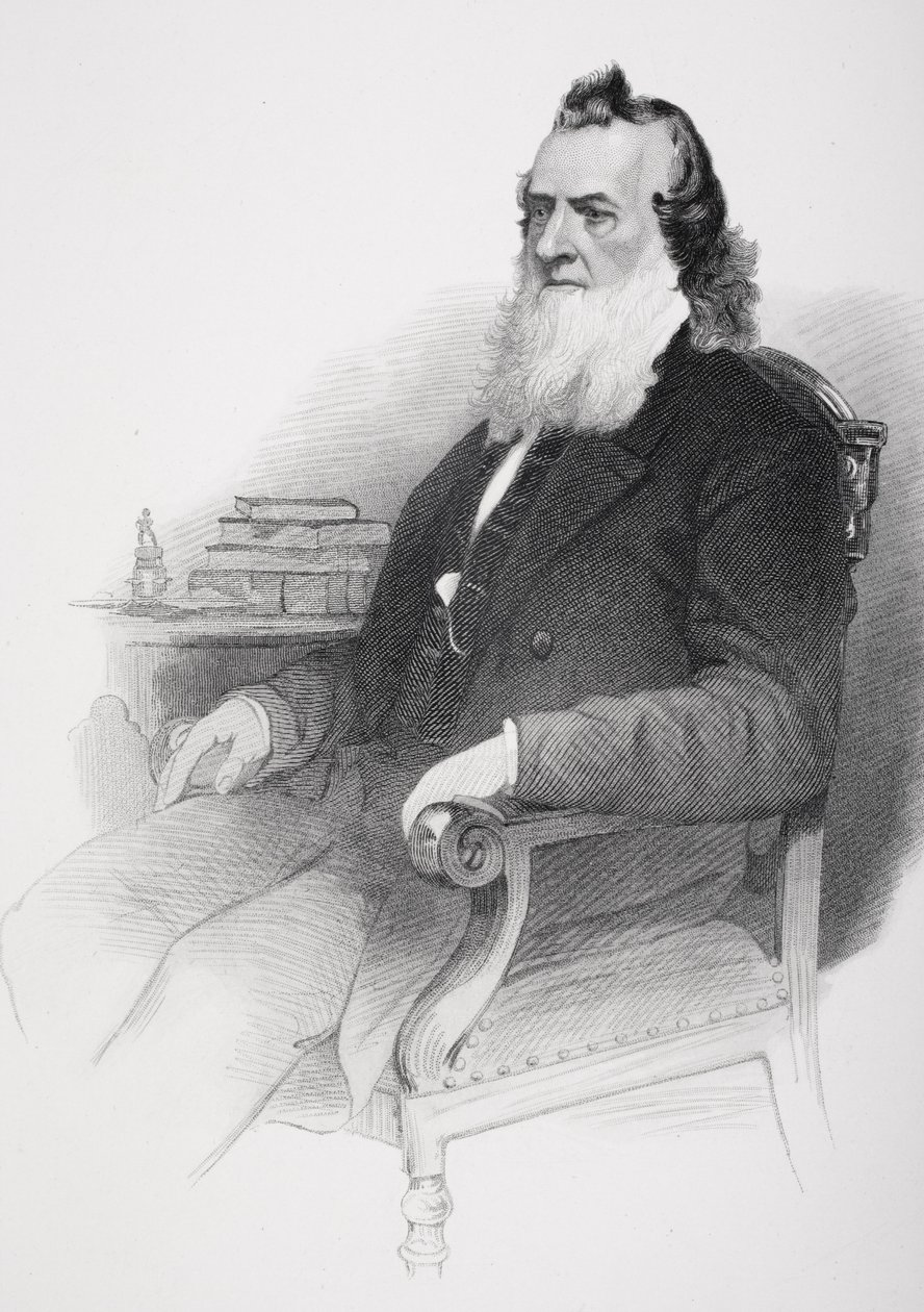 Porträt von Gideon Welles (1802-78) von Mathew B. Brady