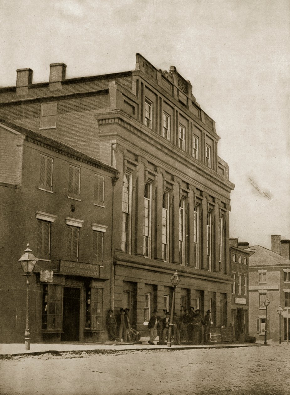 Forrest Hall Gefängnis, Washington, D.C., 1861-65 von Mathew B. Brady