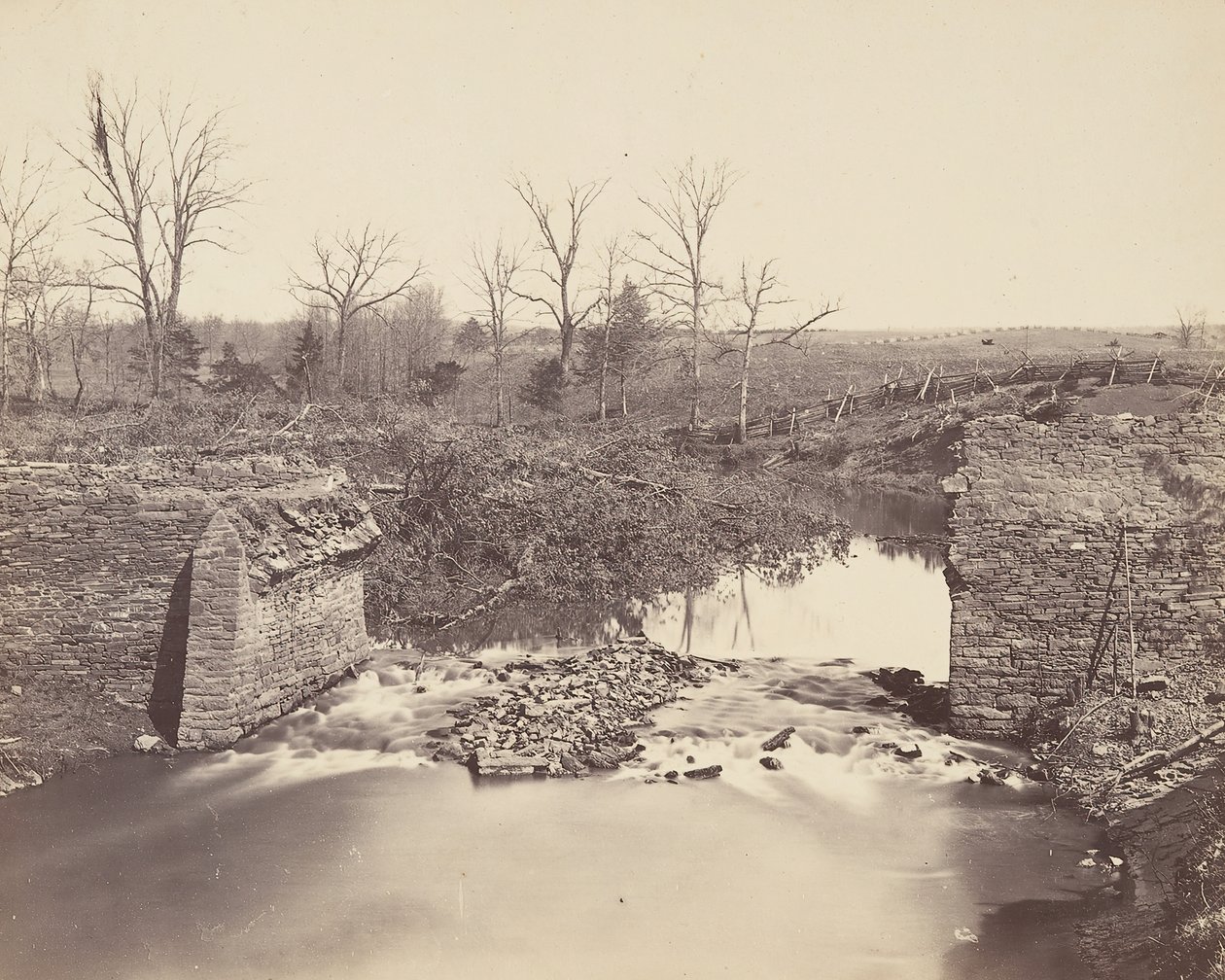 Steinbrücke - Bull Run, 1862 von Mathew Brady