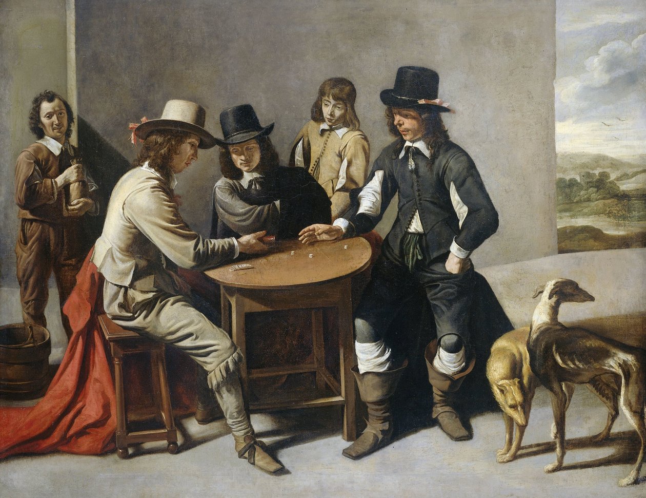 Die Würfelspieler von Mathieu Lenain (le cadet) (follower of)
