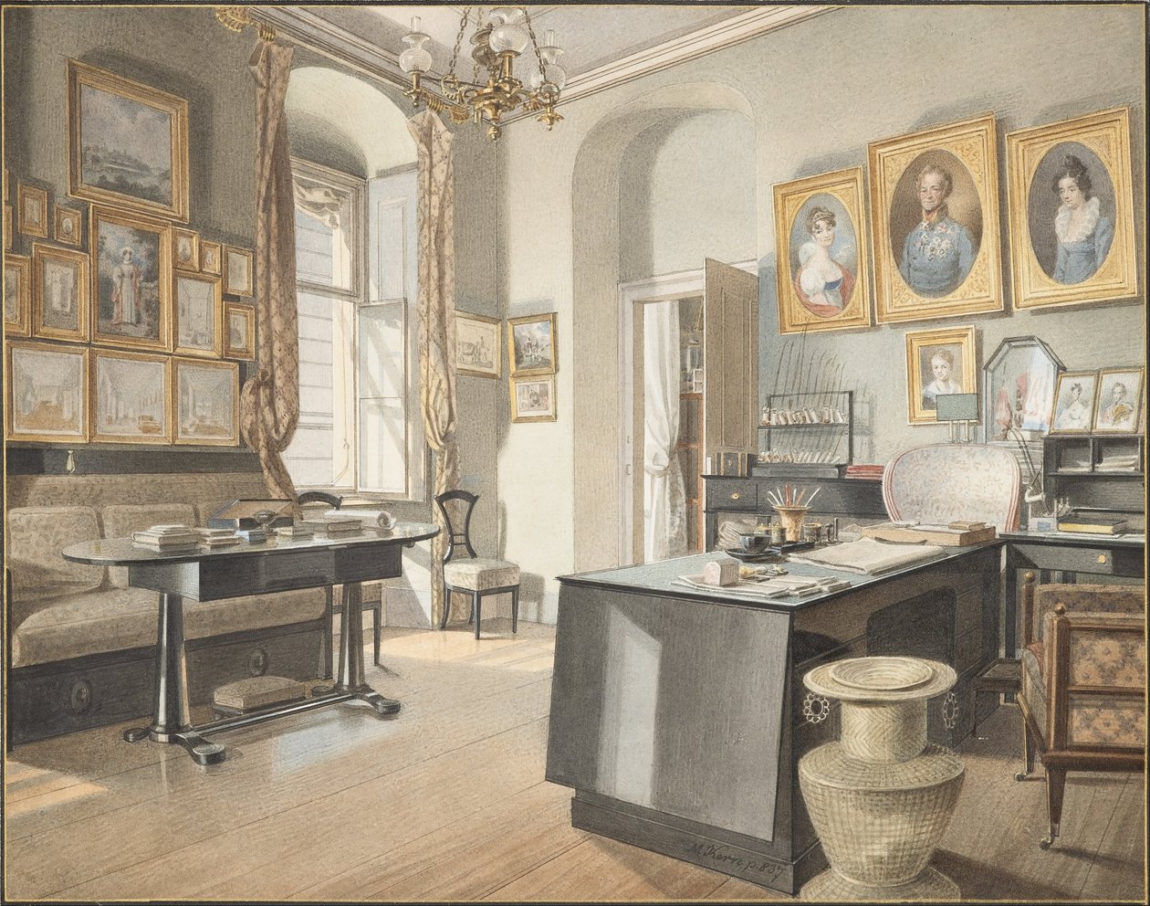 Ein Studieninterieur in St. Pölten von Matthäus Kern