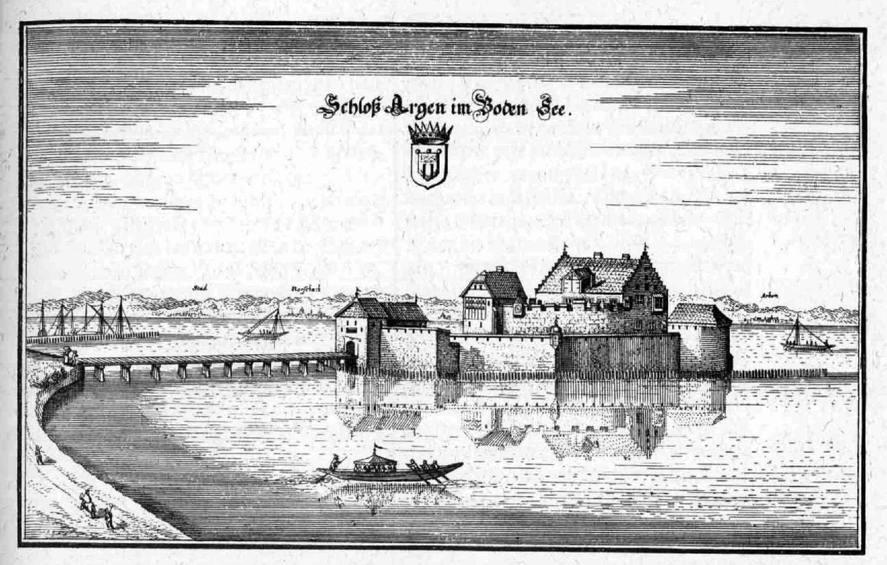 Argen - Auszug aus Topographia Sueviae (Schwaben) von Matthaus Merian