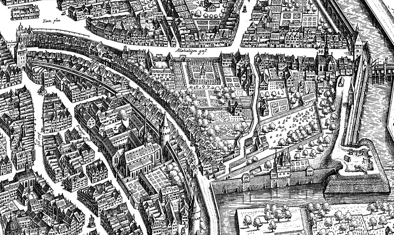 Frankfurt am Main, 1628 von Matthaus the Elder Merian
