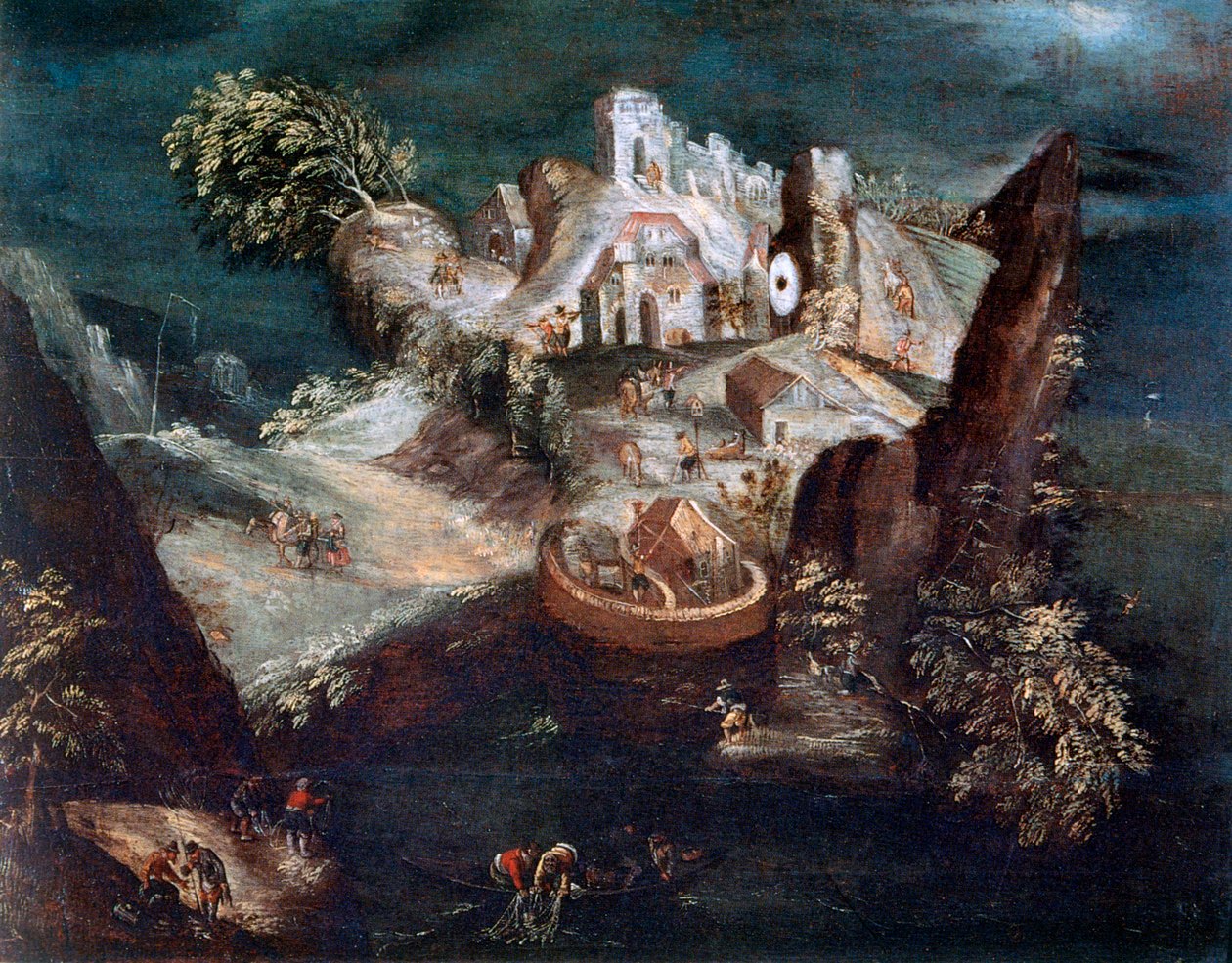 Anthropomorphe Landschaft, ca. 1613-1650 von Matthaus Merian