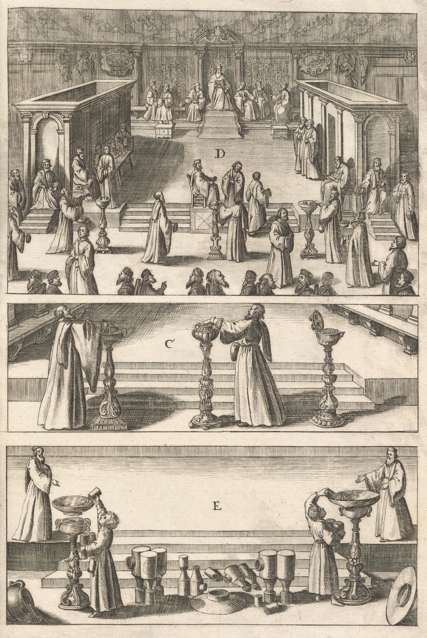Platte aus "Topographia Italiae", 1688 von Matthaus Merian