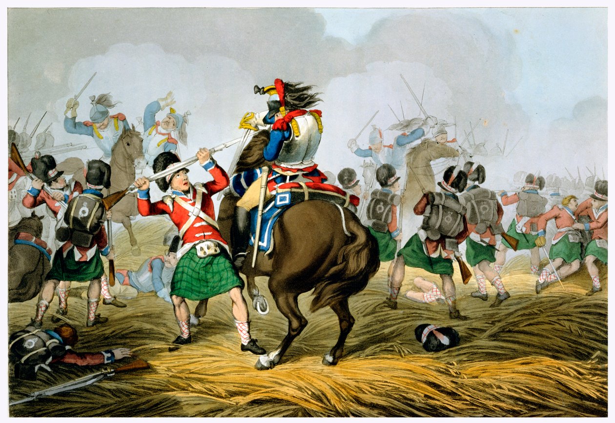 Schlacht von Waterloo, 1815 von Matthew Dubourg
