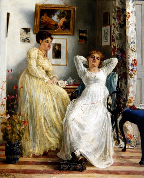 Schwestern, ca. 1876 von Matthew White Ridley