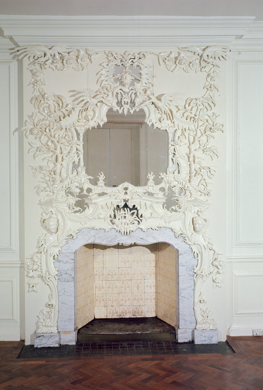 Kamin, 1752 von Matthias Lock