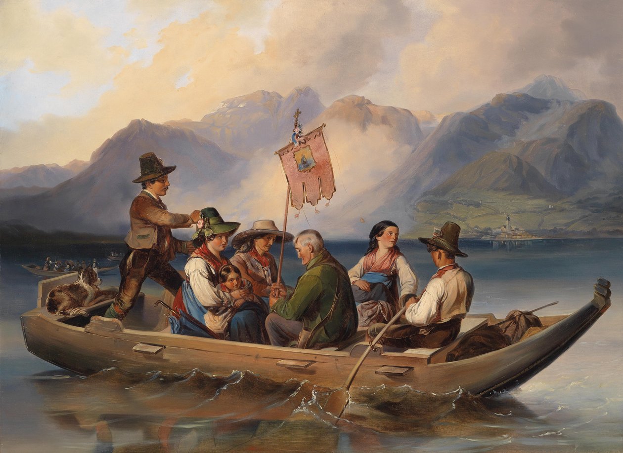 Überfahrt am Wolfgangsee von Matthias Ranftl