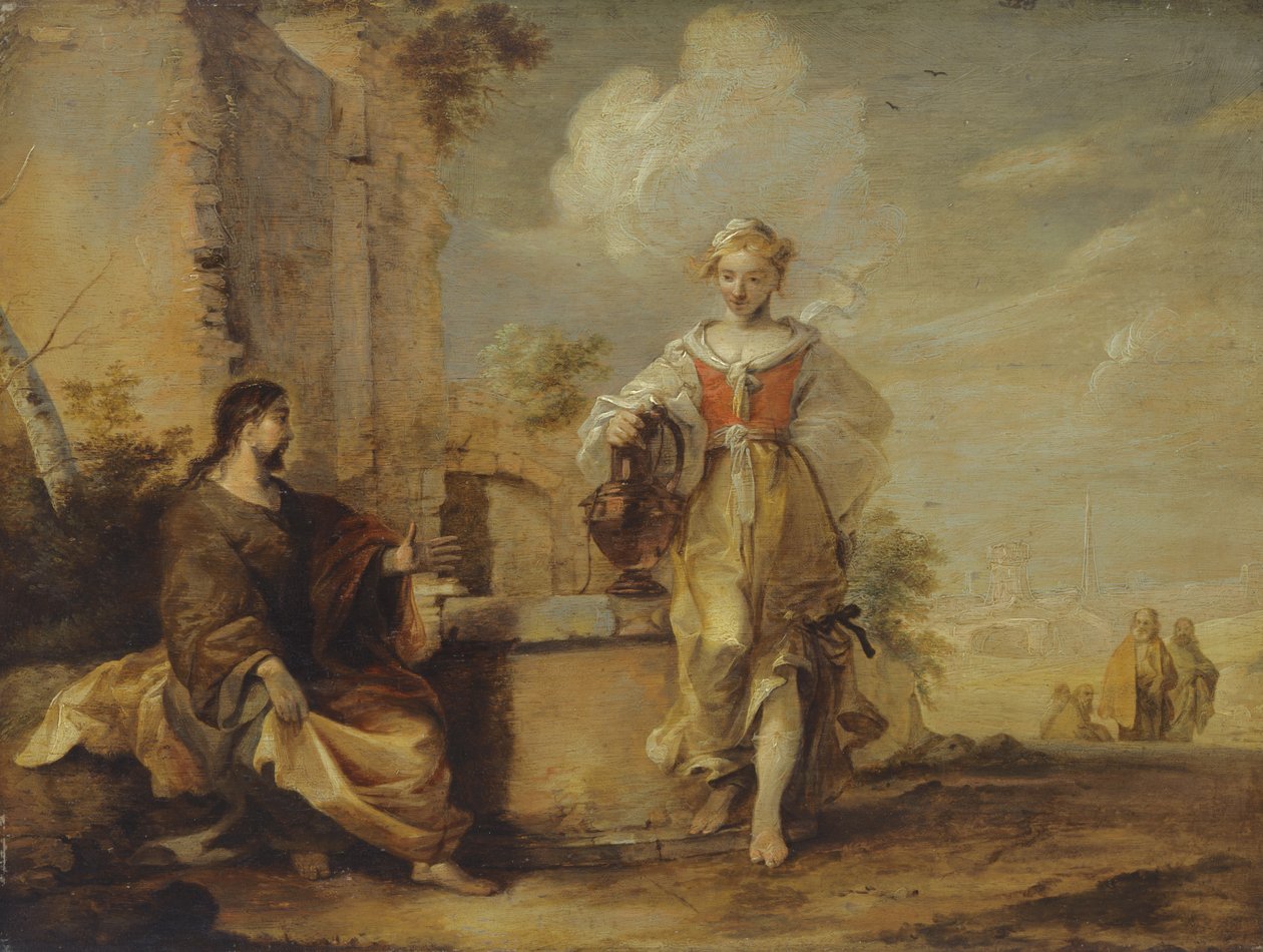 Christus und die Samariterin von Matthias Scheits
