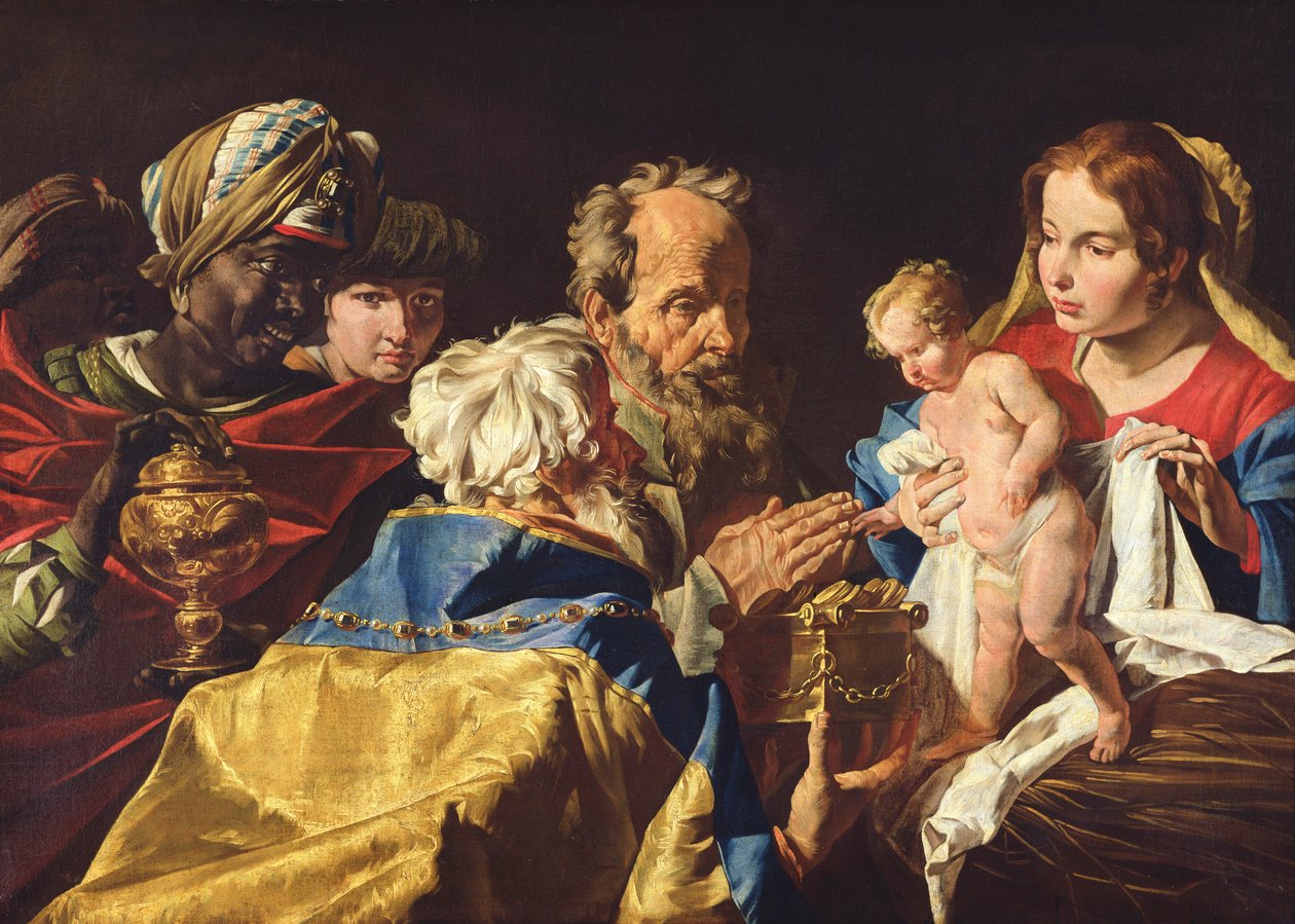Anbetung der Heiligen Drei Könige von Matthias Stomer
