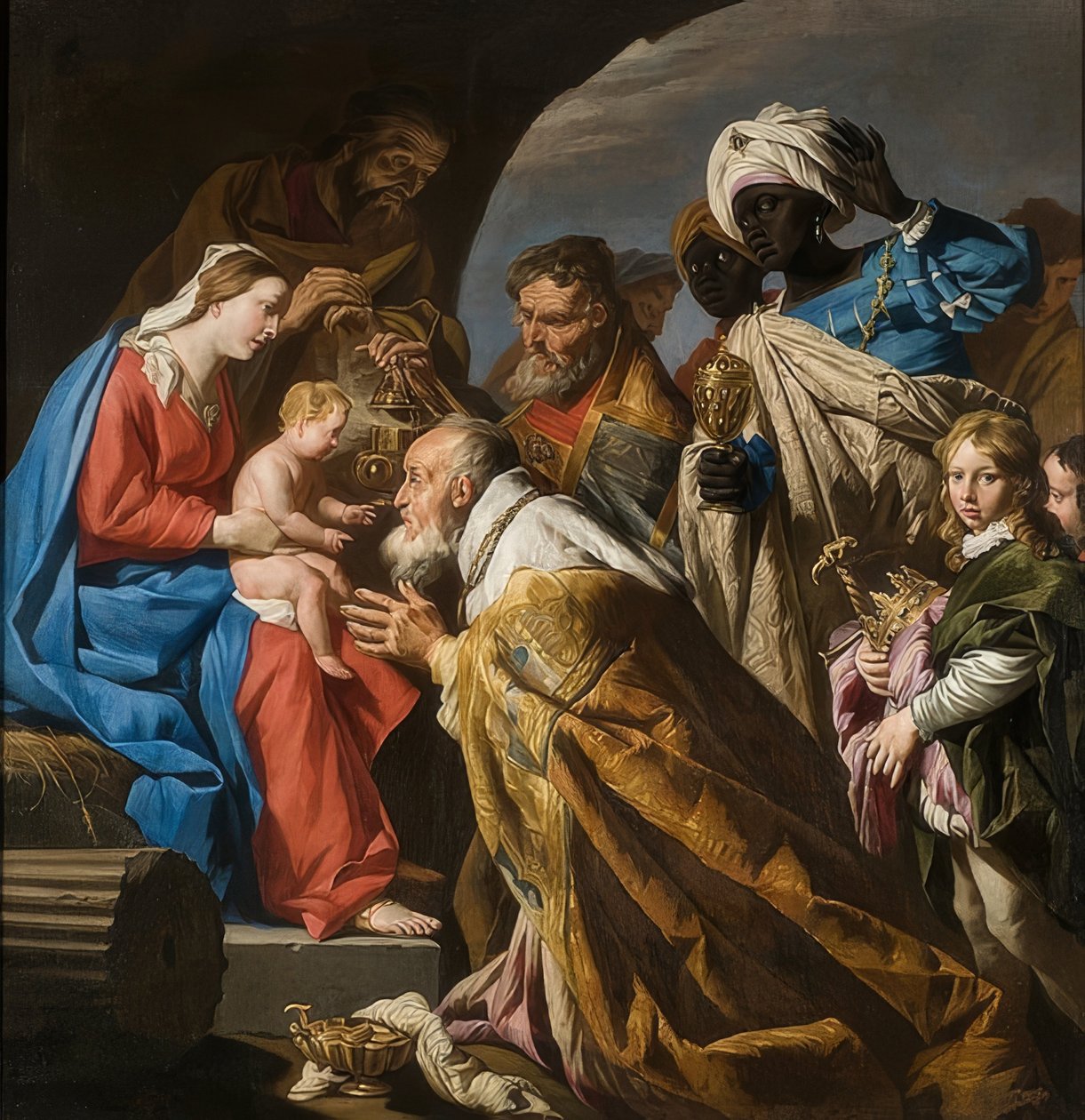 Die Anbetung der Könige von Matthias Stomer