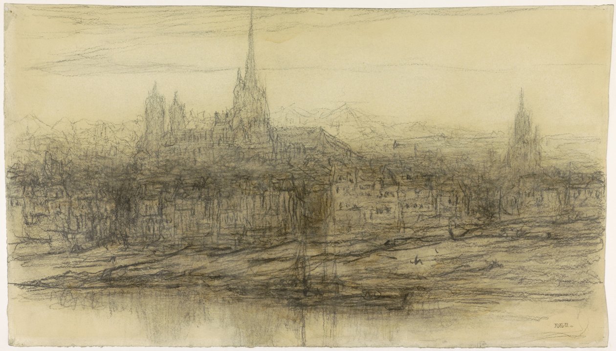 Ansicht von Rouen von Matthijs Maris