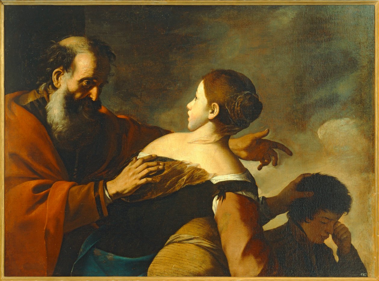 Abraham und Hagar. 10010031 von Mattia (1613 99) Preti