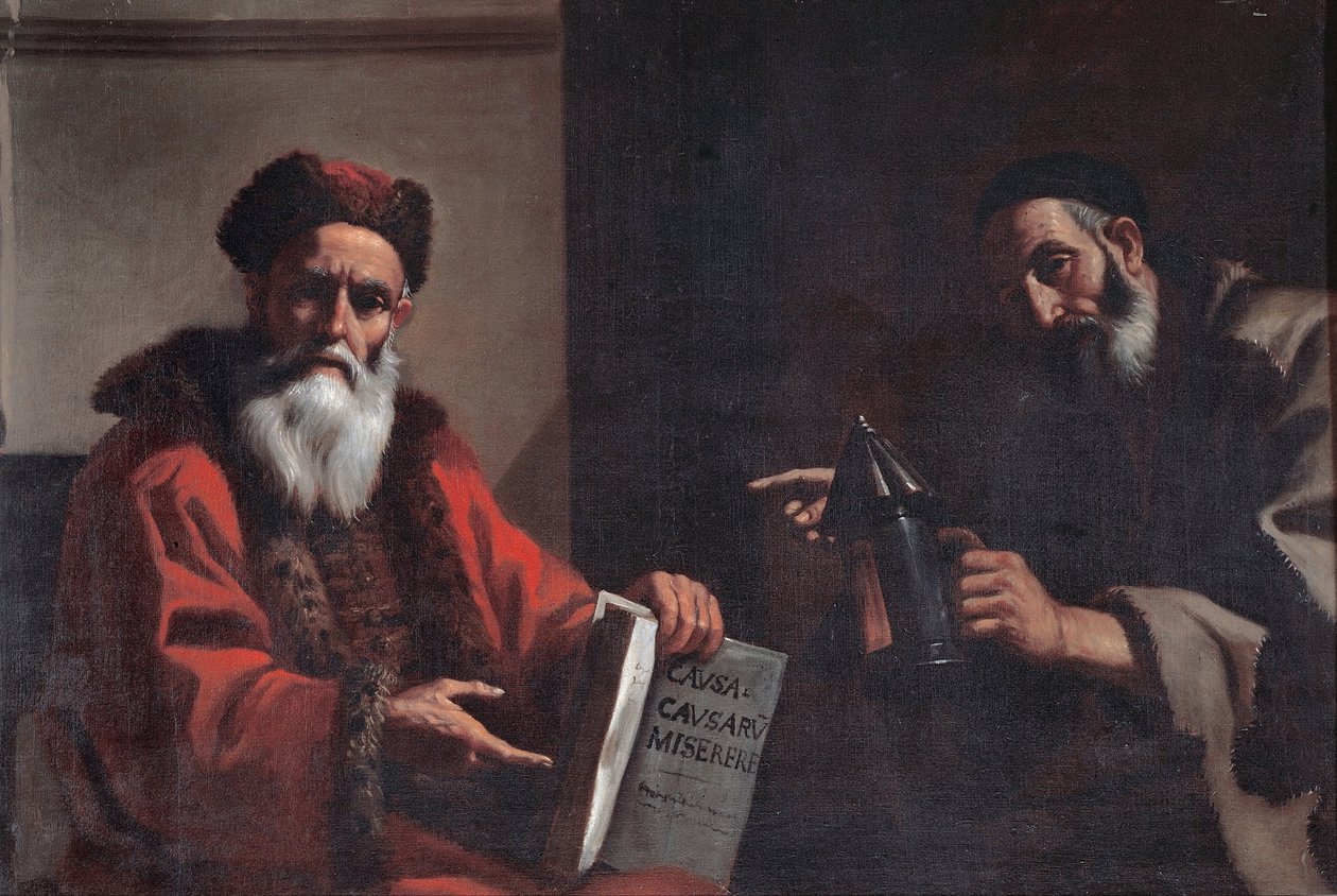 Diogenes und Platon von Mattia Preti