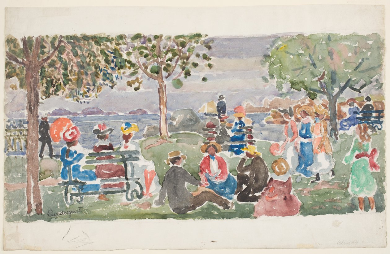 Gloucester Park von Maurice Brazil Prendergast