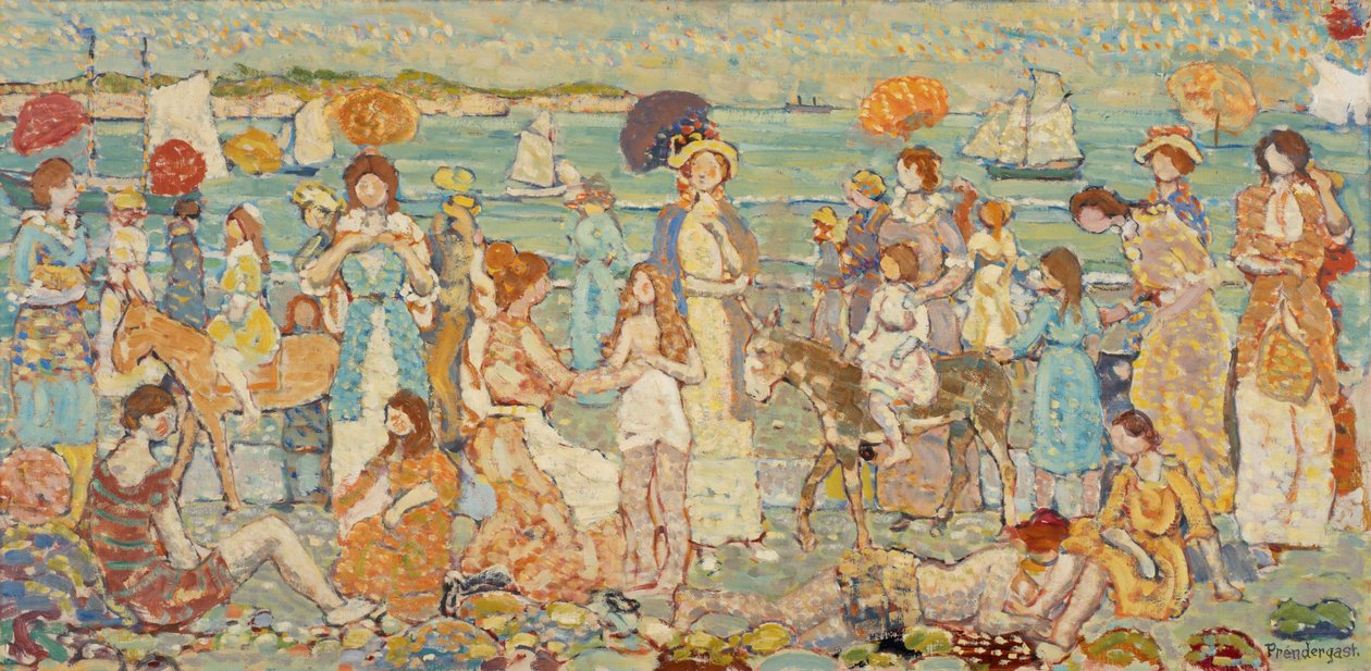 Landschaft mit Figuren, 1924 von Maurice Brazil Prendergast