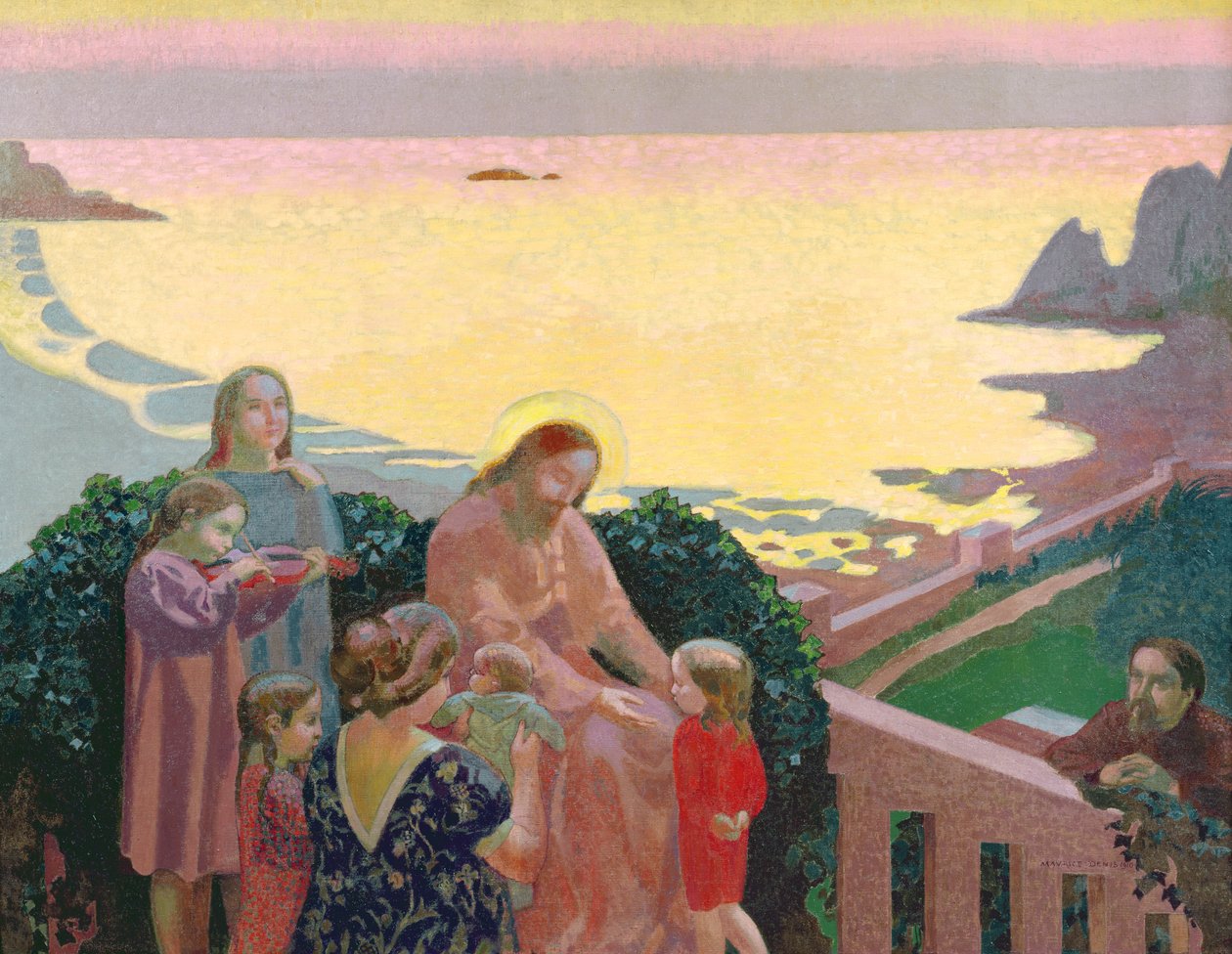 Christus mit den Kindern, 1910 von Maurice Denis