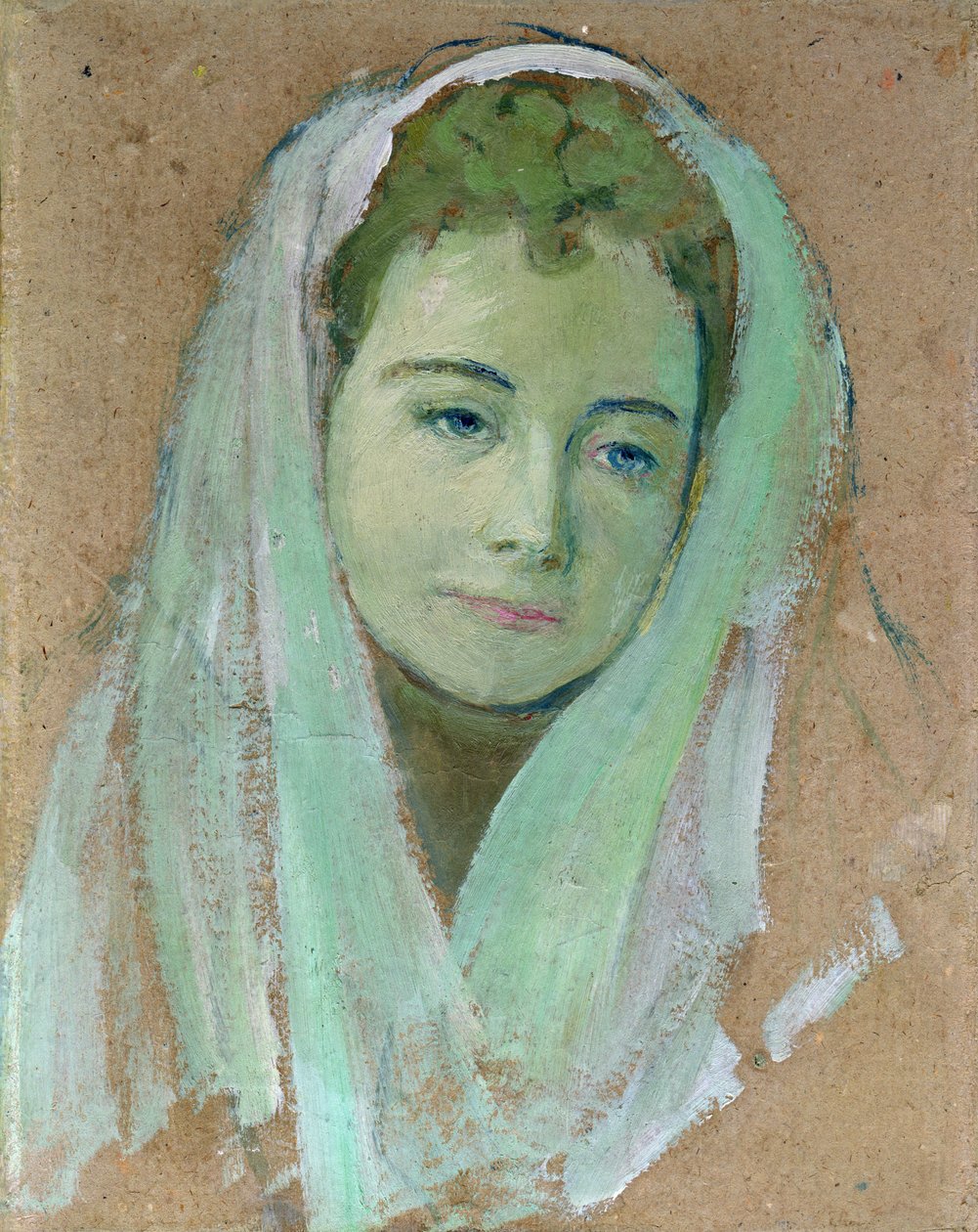 Marthe mit einem weißen Schleier, 1891 von Maurice Denis