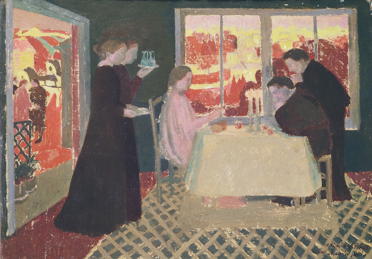 Studie für Das Abendmahl in Emmaus, 1894 von Maurice Denis