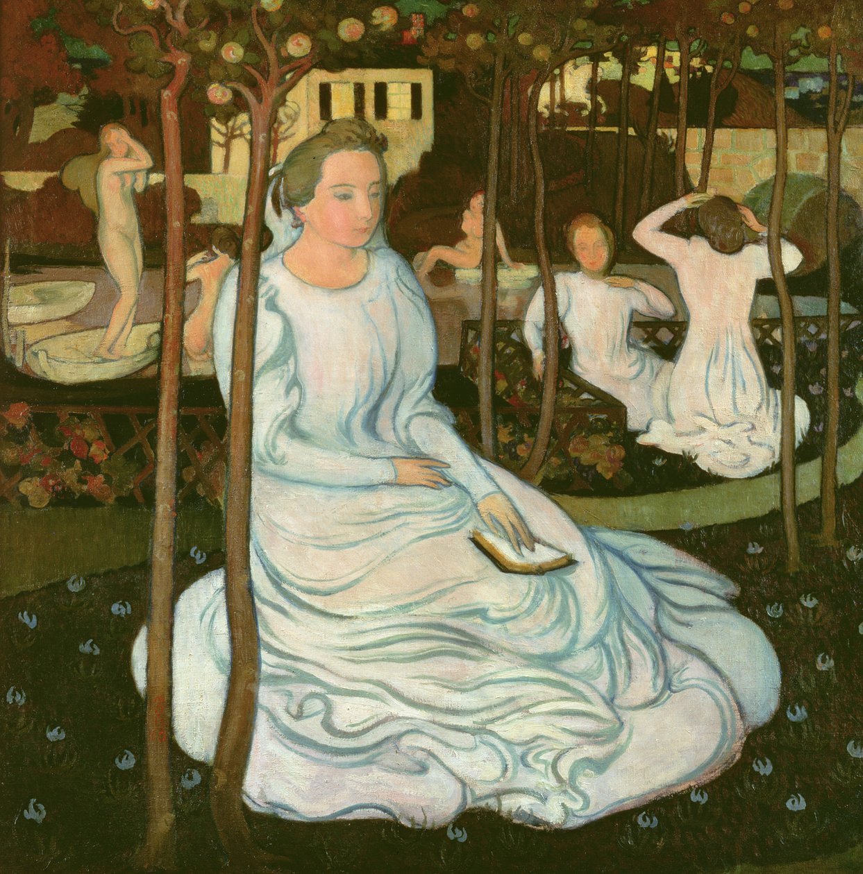Der Obstgarten der klugen Jungfrauen, 1893 von Maurice Denis