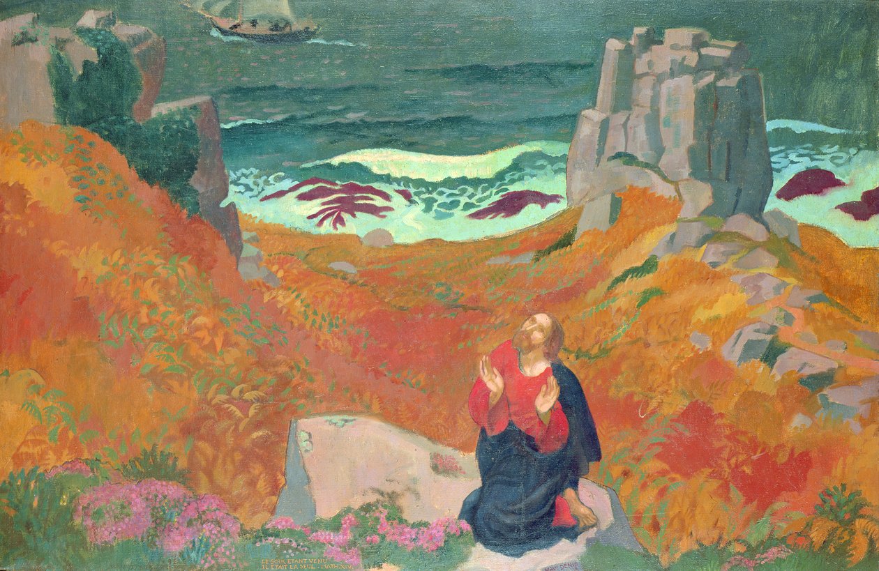 Die Einsamkeit Christi, 1918 von Maurice Denis