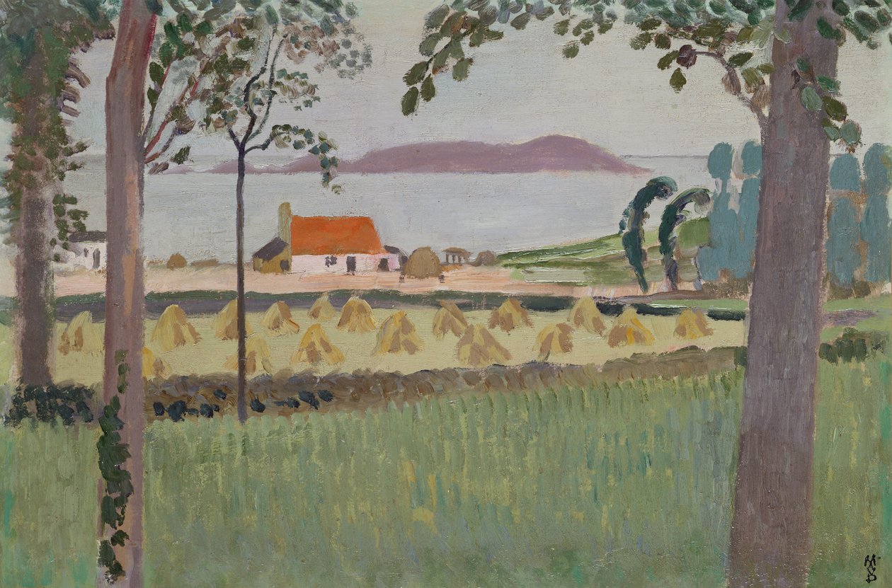 Der kleine Bauernhof in Louannec, 1911 von Maurice Denis