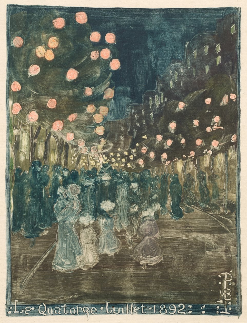 Nationalfeiertag, 1892 von Maurice Brazil Prendergast