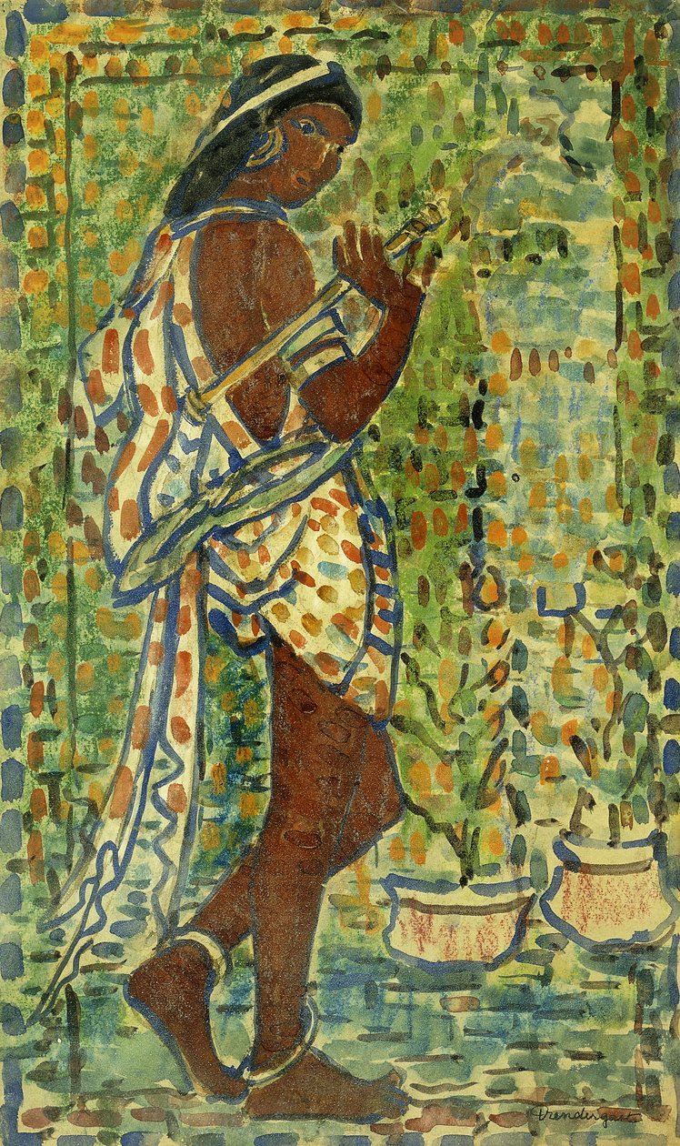 Hindu-Tänzerin, ca. 1910-1913 von Maurice Brazil Prendergast
