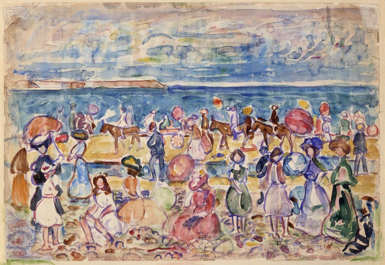 Urlaub in Neuengland, ca. 1910-1911 von Maurice Brazil Prendergast