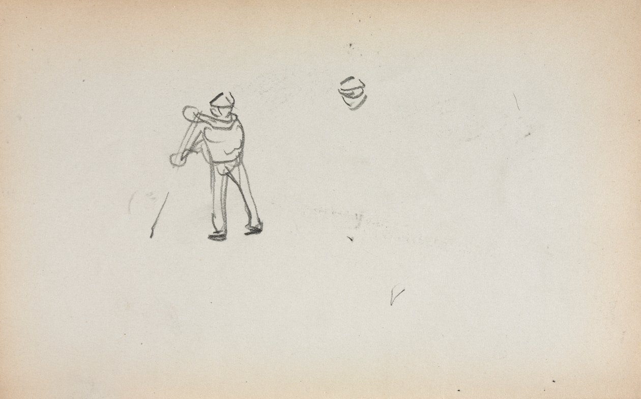 Italienisches Skizzenbuch: Gondoliere Seite 13 von Maurice Brazil Prendergast