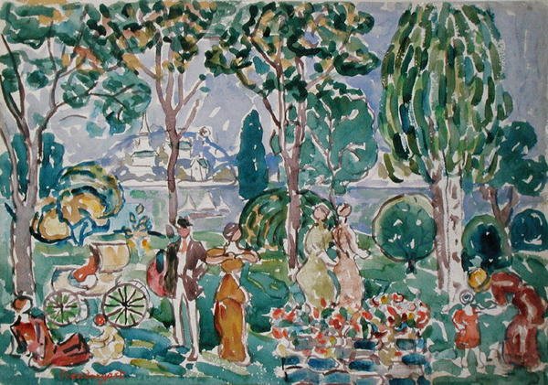 Der Park, Salem von Maurice Brazil Prendergast