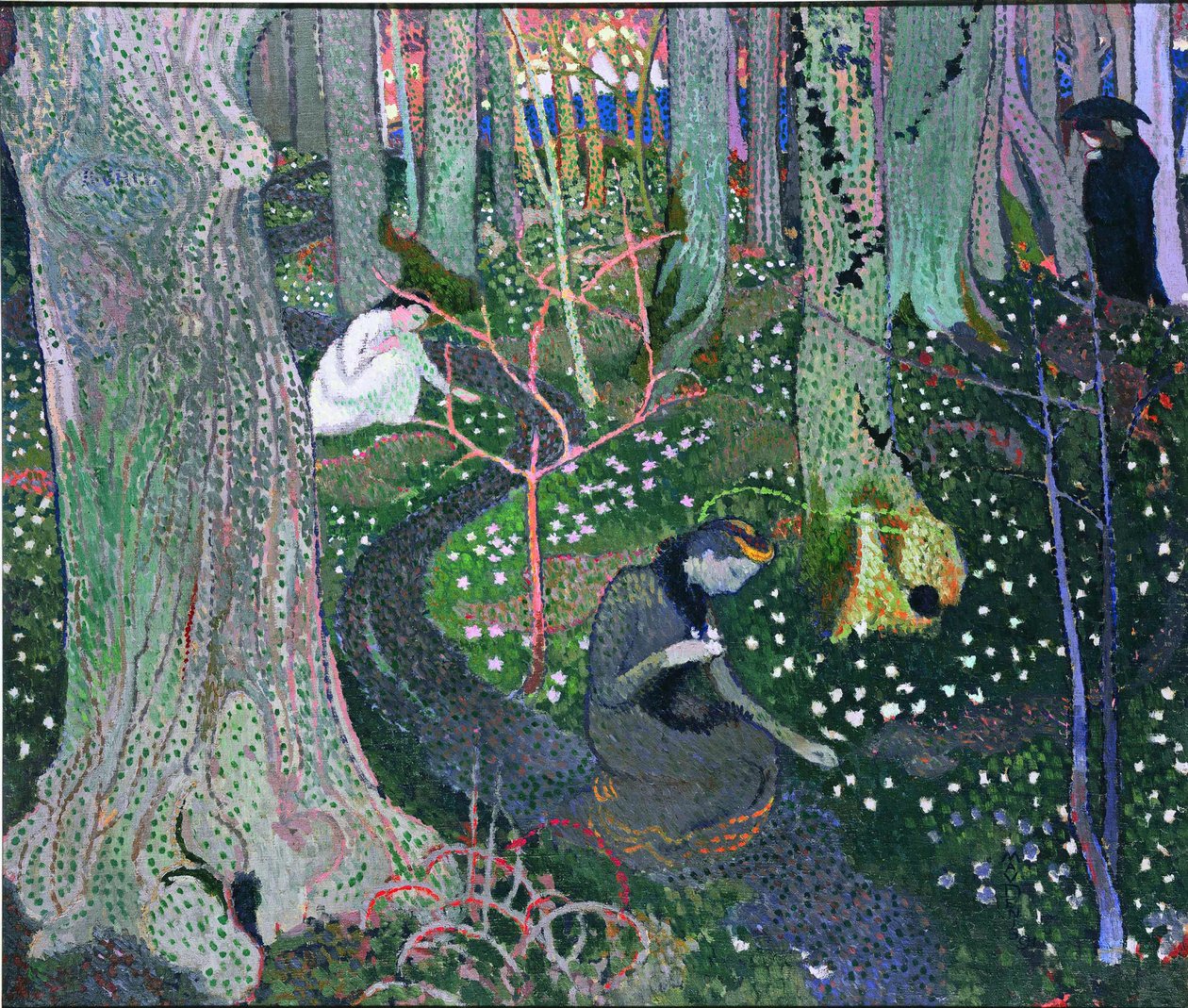 April Die Anemonen, 1891 von Maurice Denis