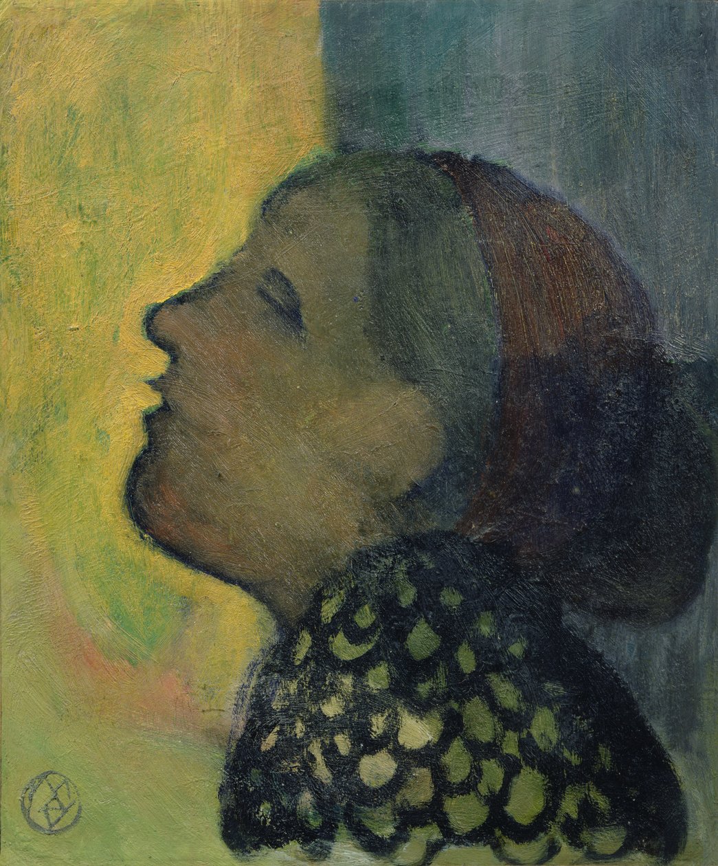 Kopf im Profil erhoben, ca. 1890 von Maurice Denis