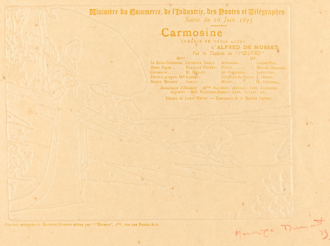 Carmosine von Maurice Dumont