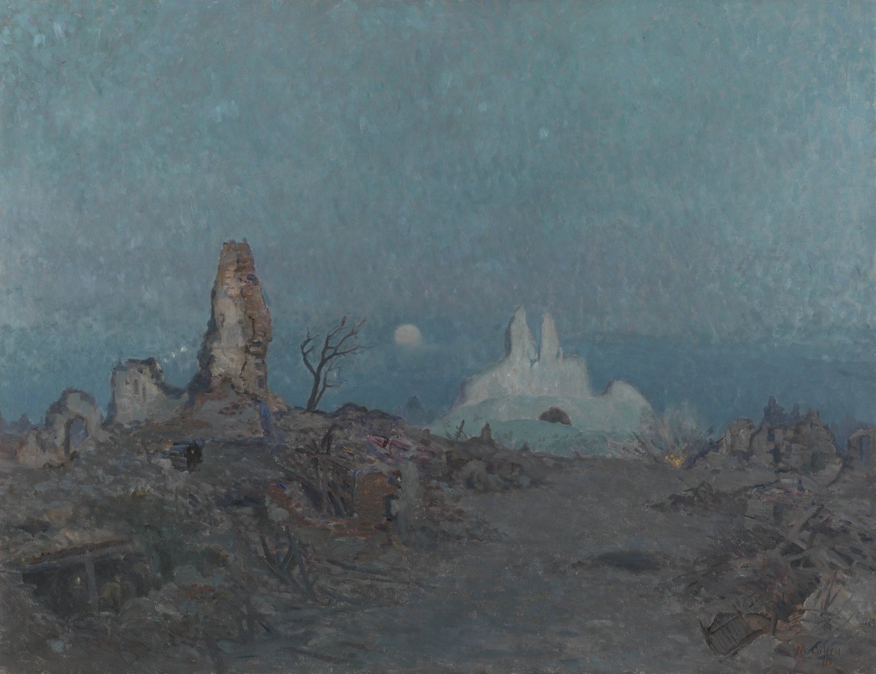 Die versunkene Straße, Hangard, 1918 von Maurice Galbraith Cullen