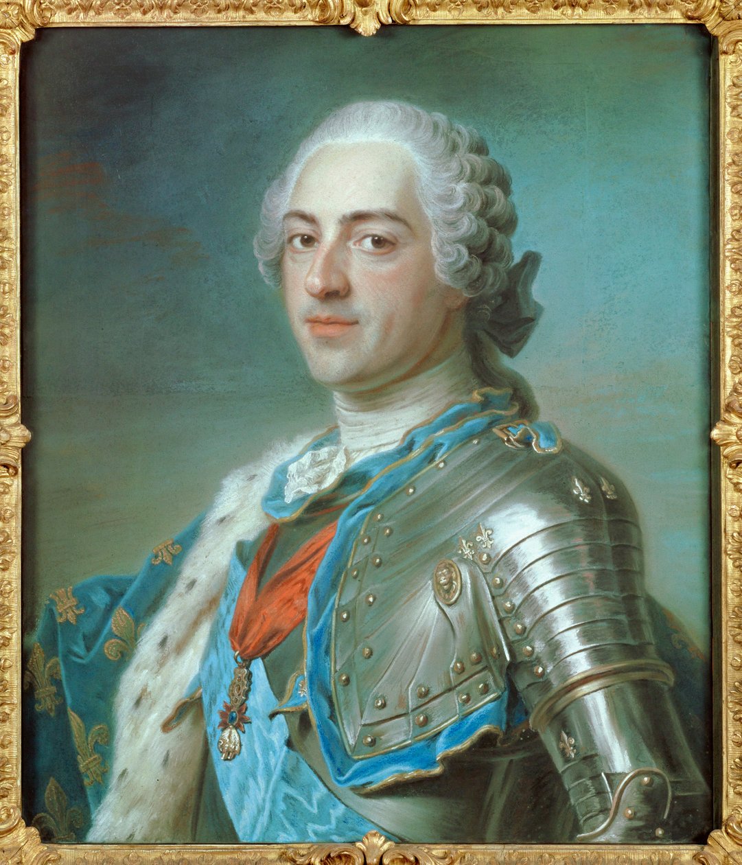 Louis XV ... von Maurice Quentin de La Tour