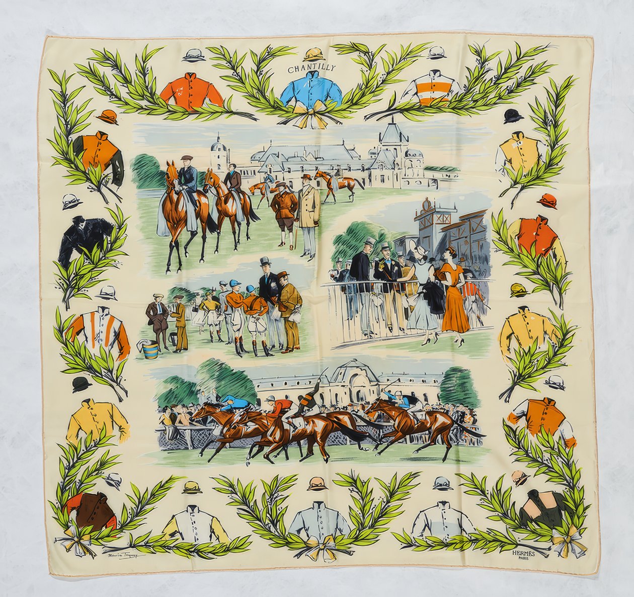 Seidentuch von Maurice Taquoy