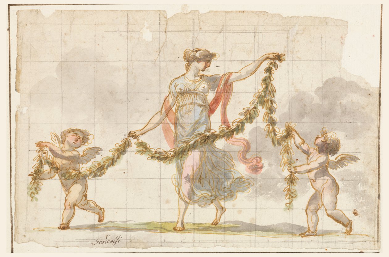 Wandmalerei von Mauro Gandolfi