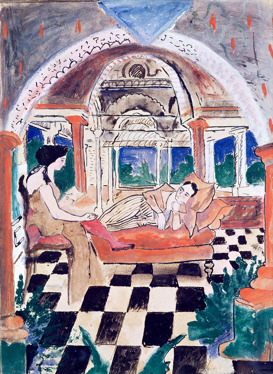 Apollinaire und seine Muse von Max Jacob