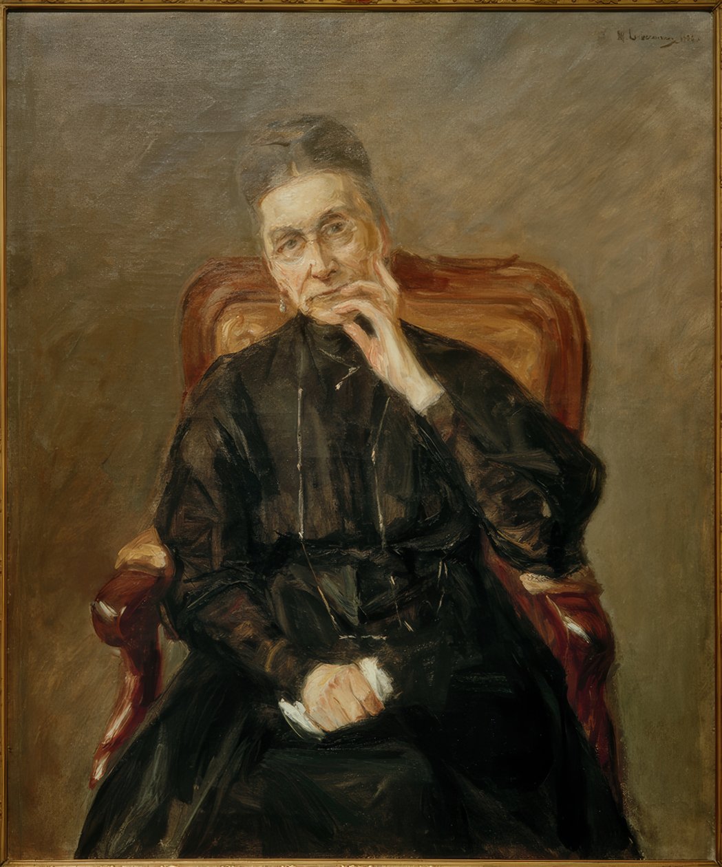 Bildnis Frau Kommerzienrat Bertha Biermann von Max Liebermann