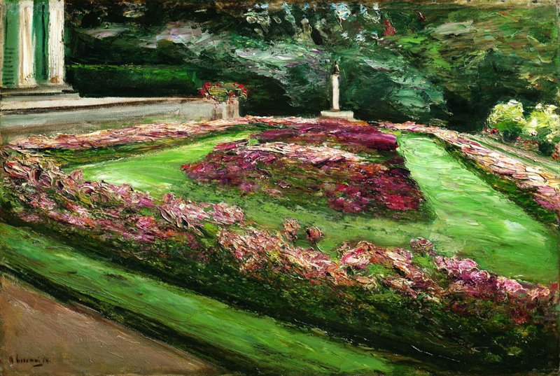 Blumenterrasse im Wannseegarten von Max Liebermann