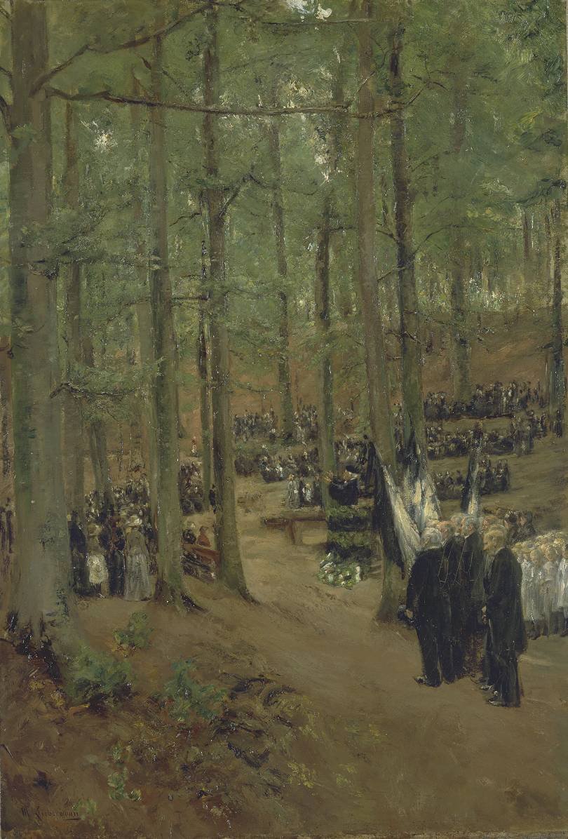 Kaiser Friedrich Gedächtnisfeier in Kösen von Max Liebermann