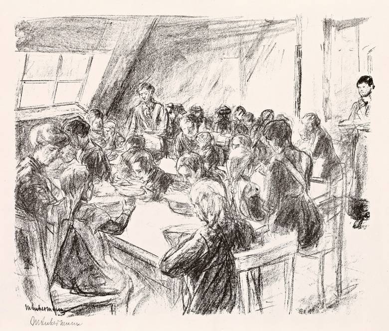 Kindervolksküche von Max Liebermann